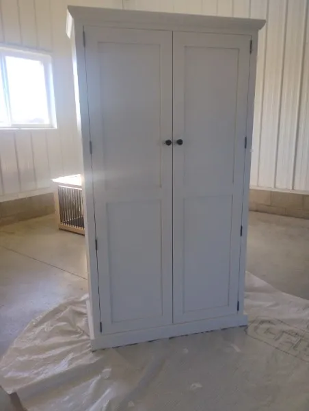 Painted Kitchen Pantry