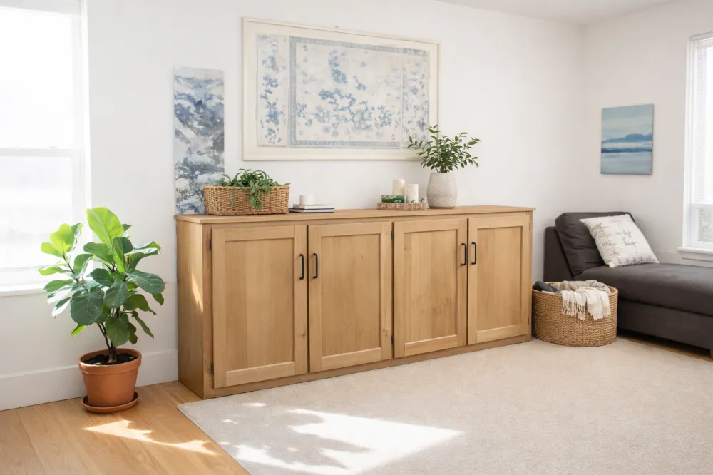 Tv Stand with 4 doors 80" wide - Model 502